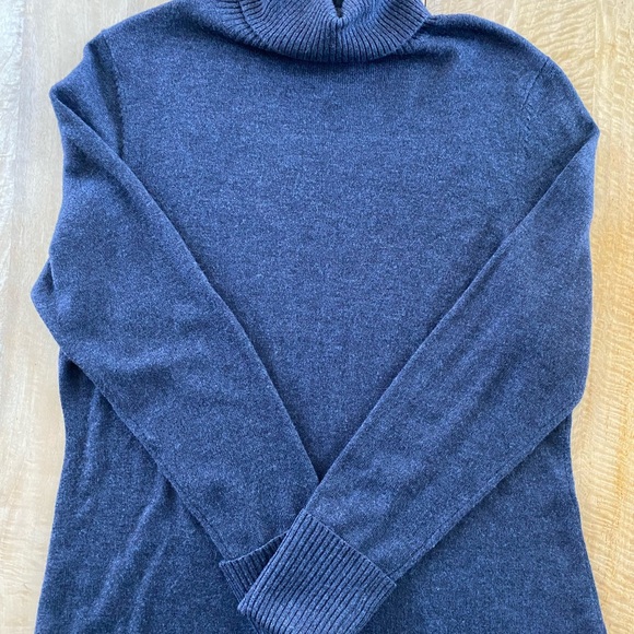 Soft Surroundings Black Chloe Pleated Turtleneck Sweater Dress Ps - Picture 3 of 11